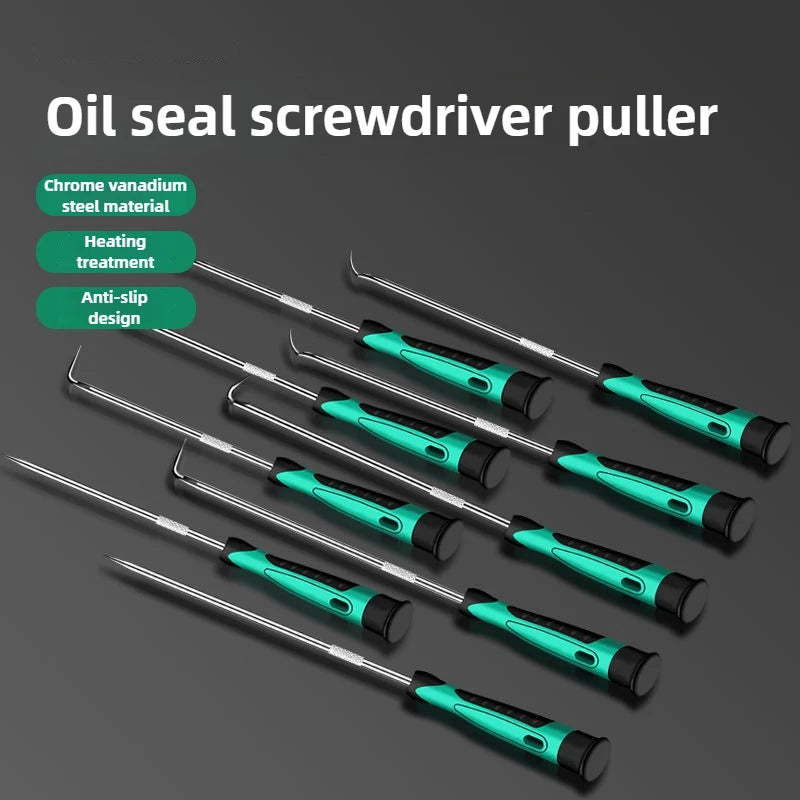 Car Auto Vehicle Oil Seal Screwdrivers Set O-Ring Seal Gasket Puller Remover Pick Hooks Tools Sealing Repair Tools 16cm 4Pcs