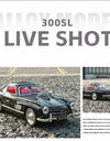 1:32 Scale 300SL GT63 V8 Sports Car Model Toy Metal Die-cast Sound Light Pull Back Vehicles Models Boys Hobby Ornaments Gifts