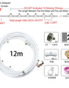 8-26M Outdoor Cooling Patio Misting System Fan Cooler Water Mist Gardenhouse Spray Hot Fog Misting System