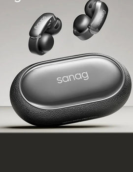 S9S AI Free Clip OWS Headphones Bluetooth 5.4 Earphones AI Assistant Wireless Headset IPX4 Stretchable Ear Bridge