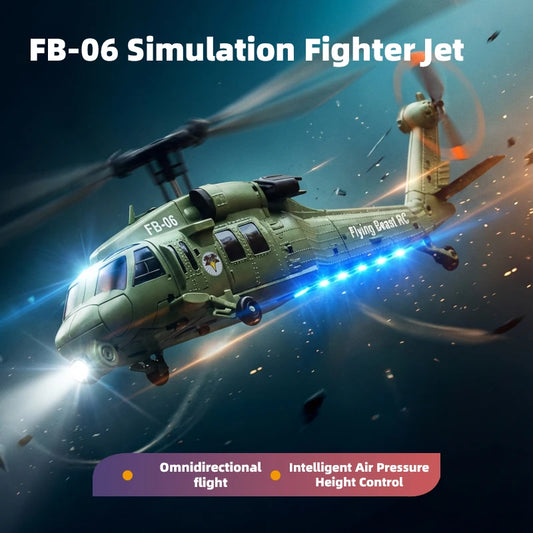 Black Hawk UH60 Remote Control Helicopter With Six Axis Gyroscope