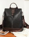 Backpacks PU Leather Travel Back Pack Ladies Large Capacity Shoulder Handbags