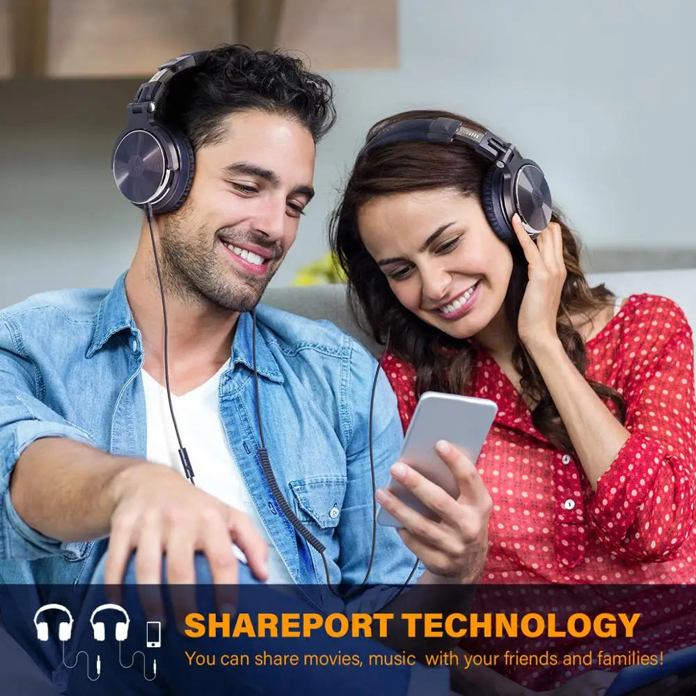 Pro 10 Wired DJ Headphones Bass Stereo Gaming Headset With Microphone For Phone Studio Monitor Headphone For Recording