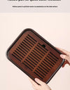 Tea Tray Household Small Dry Brewing And Draining Tea Set Office Tea Table Bamboo Tray Drainage Tea Tray Storage Tray