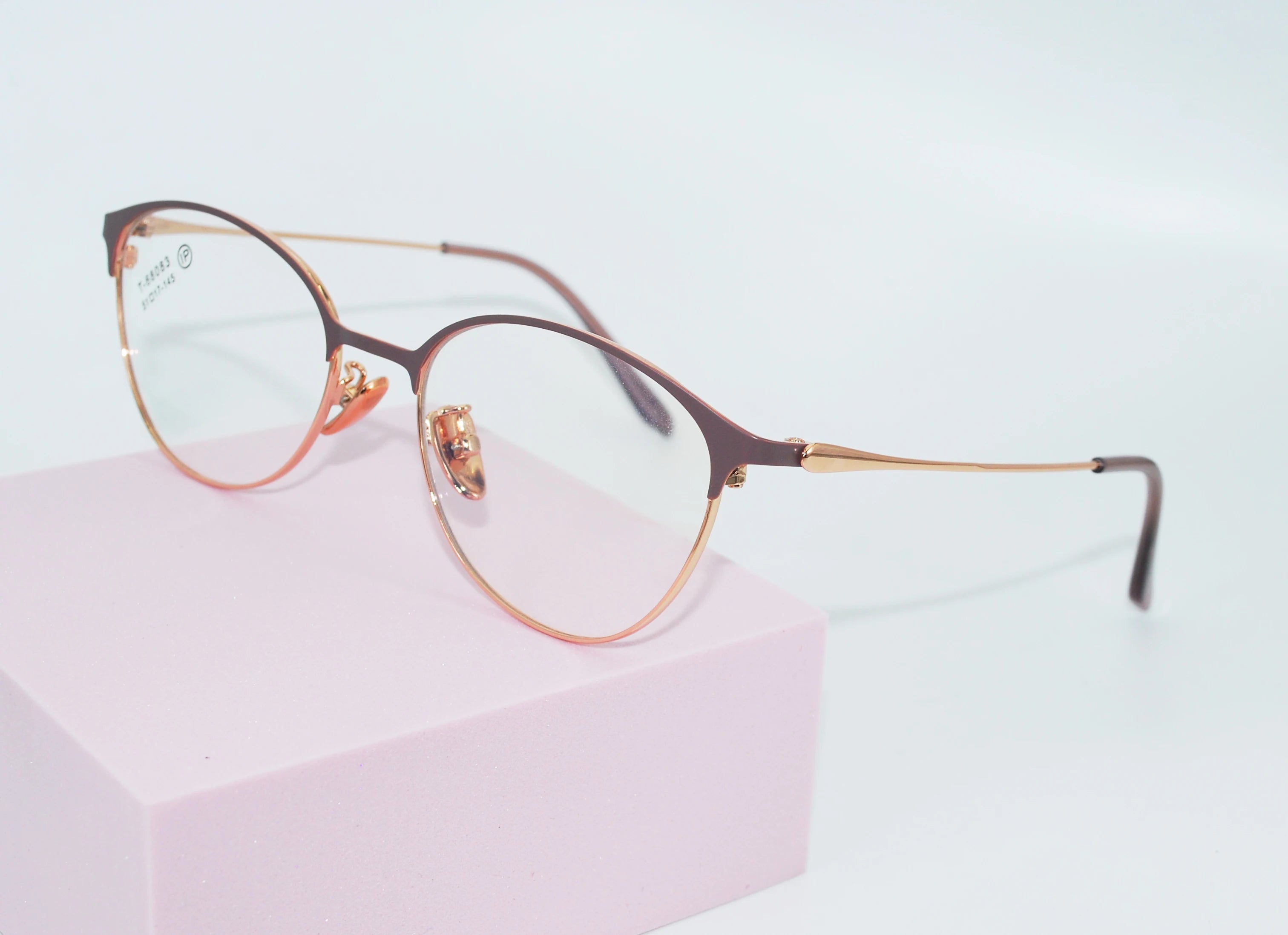 Retro Cat Eye Butterfly Eyewear Ultra Light Alloy Spectacle Optical Prescription Glasses Frames