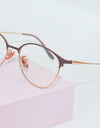 Retro Cat Eye Butterfly Eyewear Ultra Light Alloy Spectacle Optical Prescription Glasses Frames