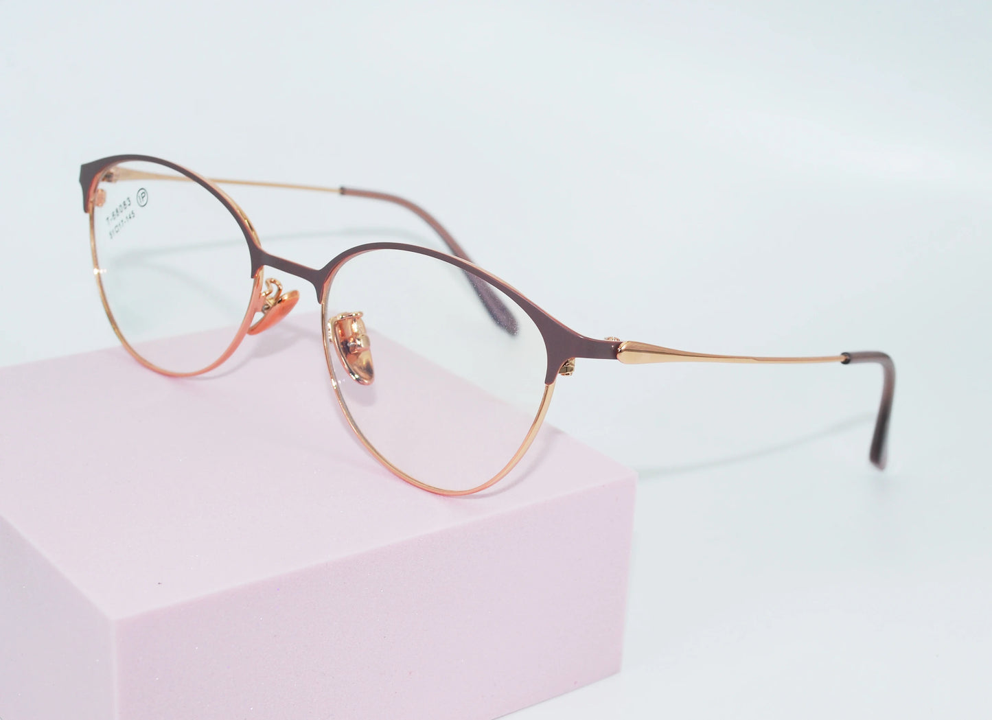 Retro Cat Eye Butterfly Eyewear Ultra Light Alloy Spectacle Optical Prescription Glasses Frames
