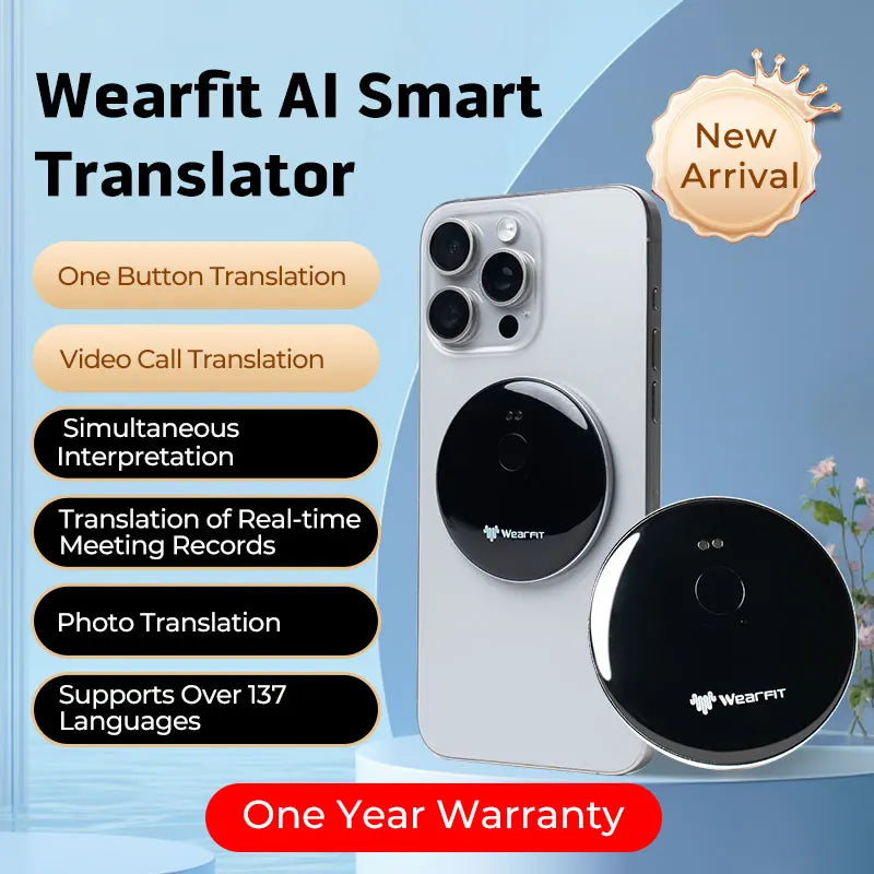 AI Voice Assistant Accurate Translator 138 Languages Video Photo Record Translate Simultaneous Interpretation Translation