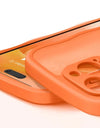 For iPhone 15 Pro Max Case Curly Wave Frame Shape Design Camera Protection Drop Shockproof Compatible with MagSafe Phone Case