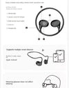 Xiaomi Wireless Earbuds Bluetooth Headphones Bone Conduction Open Ear Headset With Mic Earphones Neckband Sweatproof for Running
