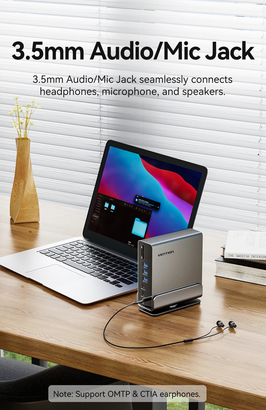 15 in 1 Gen2 USB C HUB Dual 4K@60Hz HDMI-compatible DP USB 3.0 with Power Adapter Docking Station for MacBook Pro M1 M2