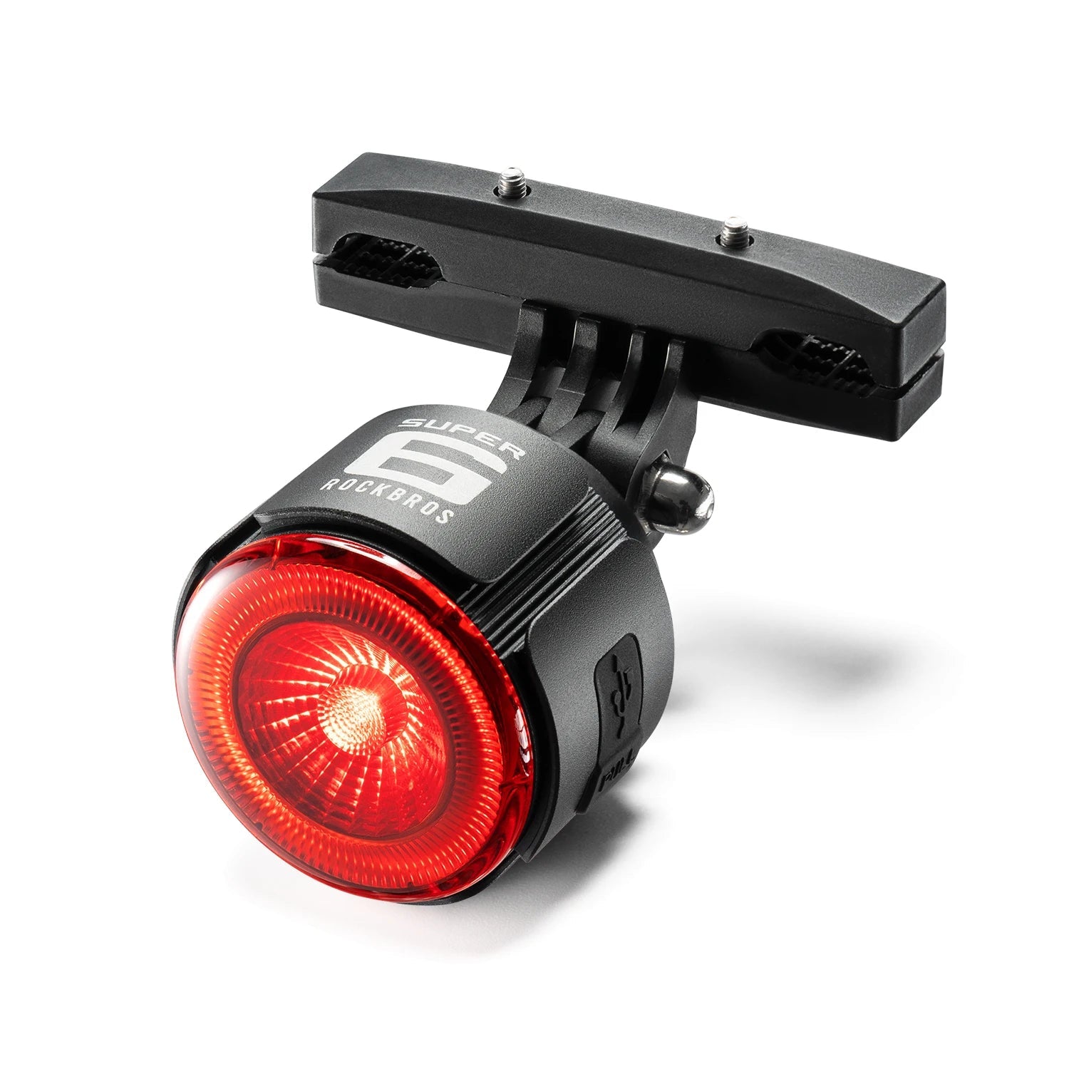 ROAD TO SKY Bicycle Taillight Smart Brake Vibrate Sensing Bike Rear Light Waterproof Type-C MTB Road Cycling Tail Light