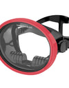Oval Diving Mask Spearfishing Mask Classic Retro-Style Panoramic Wide View Scuba Goggles Tempered Glass Lens for Adults