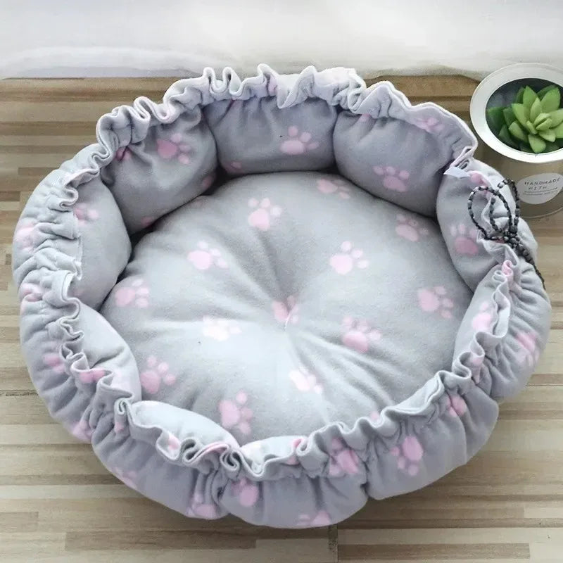 Plush Pet Bed Cushion for Cats and Small Dogs