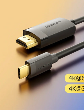 USB C to HDMI 4K USB Type C to HDMI Cable for Tablet Laptop TV Macbook Pro iPad Pro Samsung Galaxy Xiaomi USB C Cable