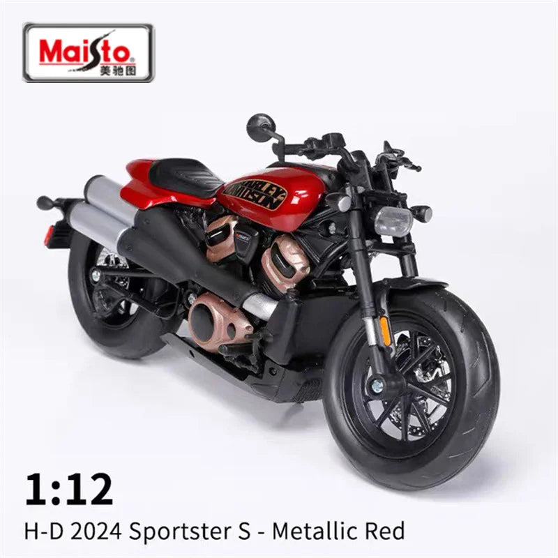 Diecast Harley Sportster S 1250S 2024 Motorcycle Model 1 to 12 Scale