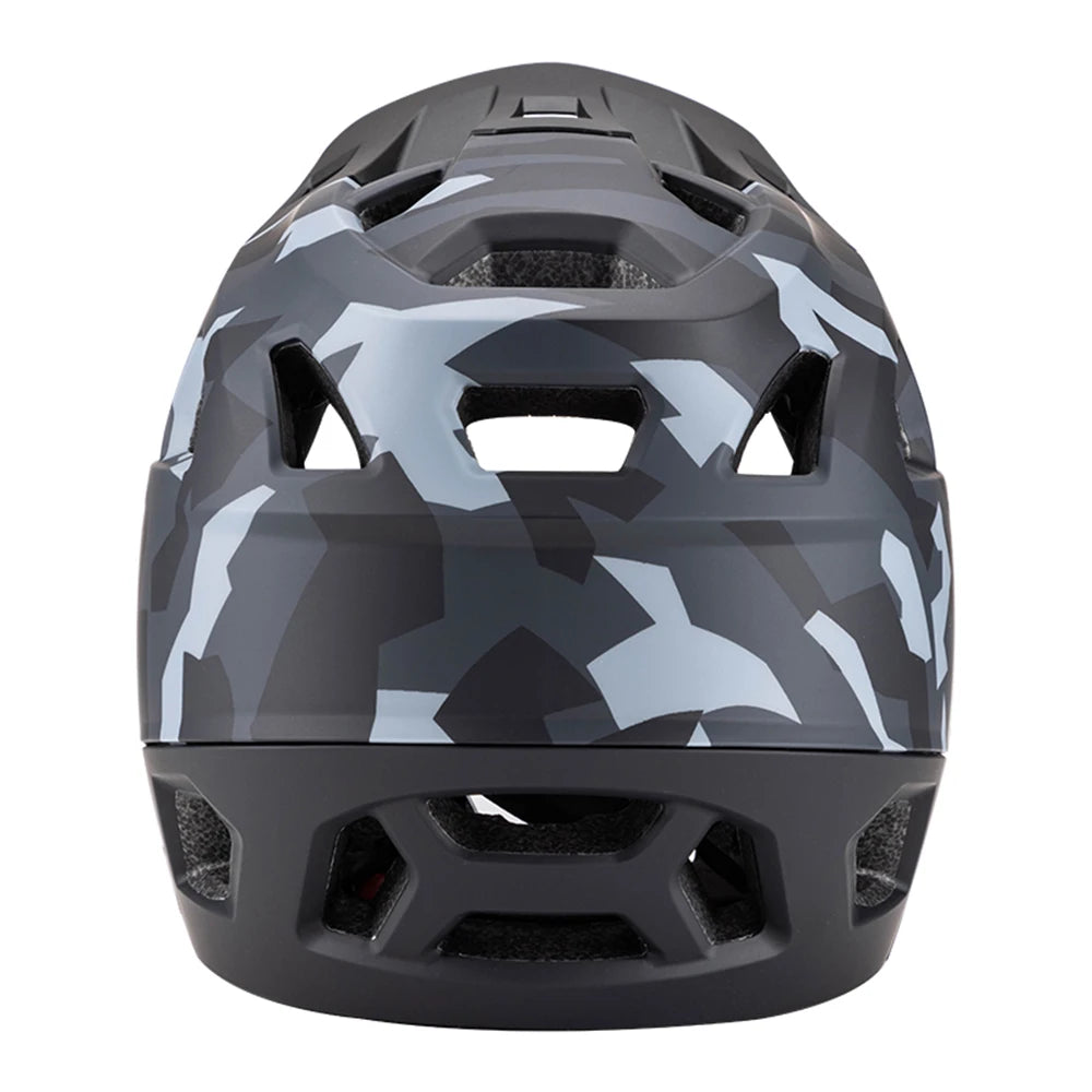 Full Face Mountain Bike Helmet Adult Racing Downhill MTB Helmet for Men/Women Adult Mountain Bike Helmet with Visor Over 31 Vent