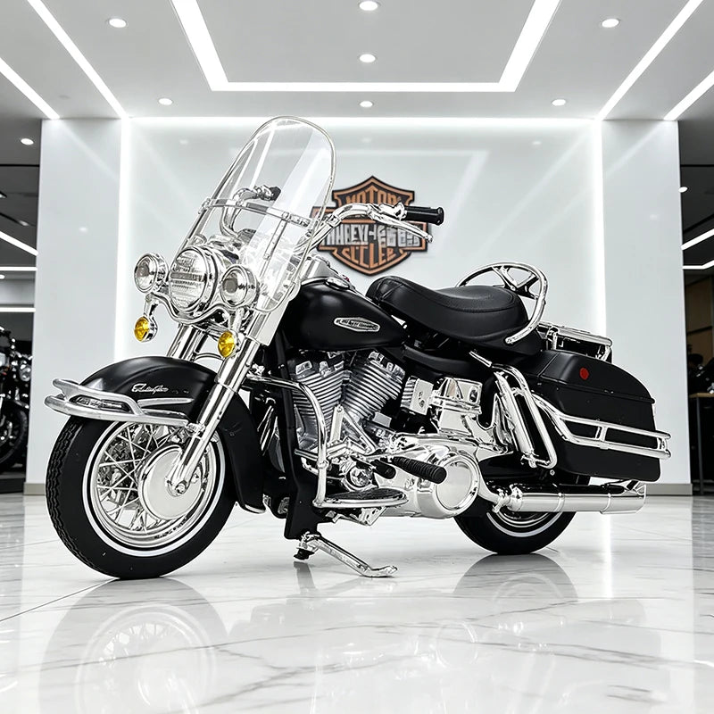 1 18 Scale Harley Davidson FLH Electra Glide 1966 Diecast Motorcycle Model