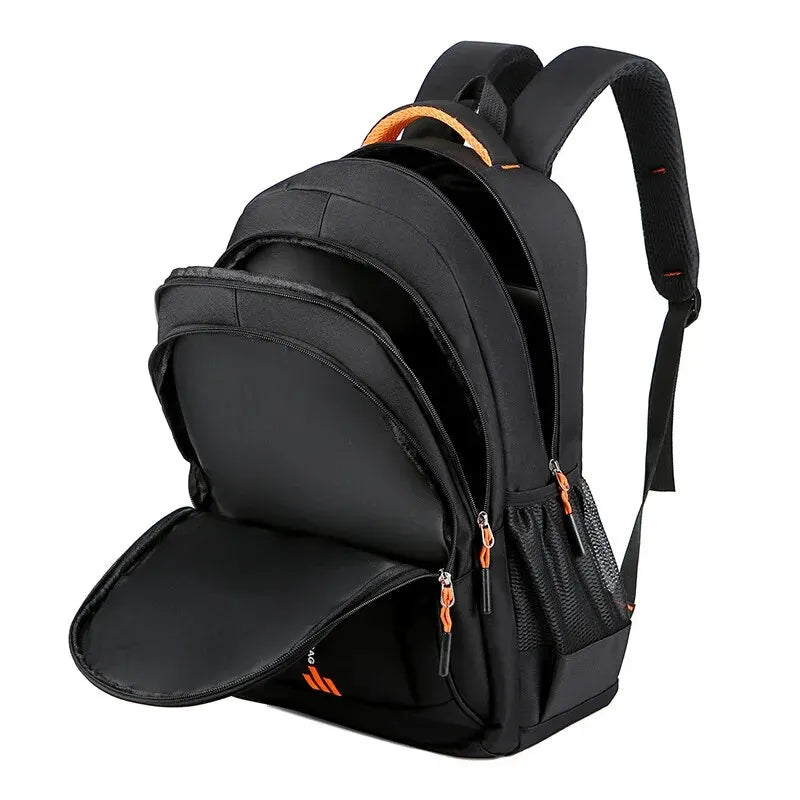 Backpack Oxford Cloth Backpack High Capacity Junior High School Student Schoolbag Men's Travel Backpack