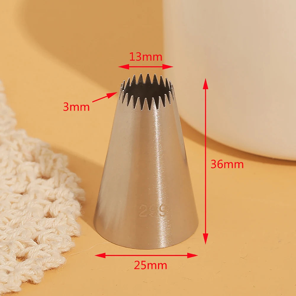 Open Star Pastry Tip 2B Piping Tip Nozzle Cream Cake Decorating Tips Writing Tube Icing Nozzle Baking & Pastry Tools Baking Tool