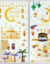 Eid Window Stickers Ramadan Decoration Eid Mubarak Decor