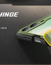 Magnetic Stand for Z Flip 6 Case with Ring Kickstand Hinge Protection Screen Protector Full Body Protection Magsafe Phone Case