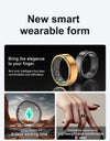 R02 Smart Ring Military Grade Titanium Steel Shell Health Monitoring IP68 & 3ATM Waterproof Multi-sport Modes