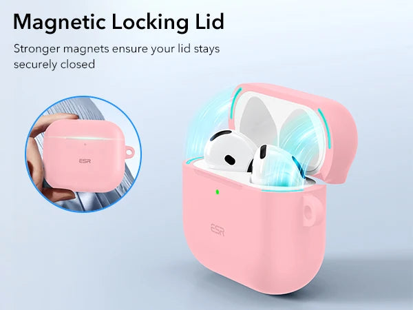 AirPods 4th Generation (2024) Case HaloLock with MagSafe Earphone Protection Cover for AirPods Pro 2nd/1st Gen(2023）