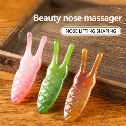 1PC Nose Scraper Beauty Nose Artifact Facial Massage Nose Bridge Lifting Stick Clip Clear Scraping Sha Board