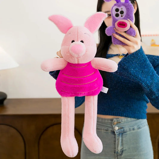 Pink Long Leg Piglet Plush Toy Soft Stuffed Doll 55cm