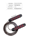Jump Rope Adjustable Steel Skipping Rope Rapid Speed Jumping Rope Foam Handle Exercise Fitness Home Gym