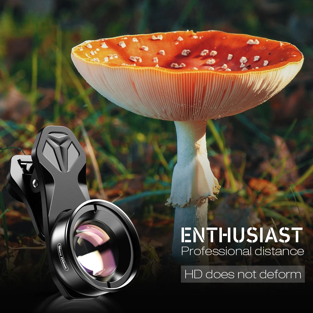100mm Macro Smartphone Camera Lens with Universal Clip