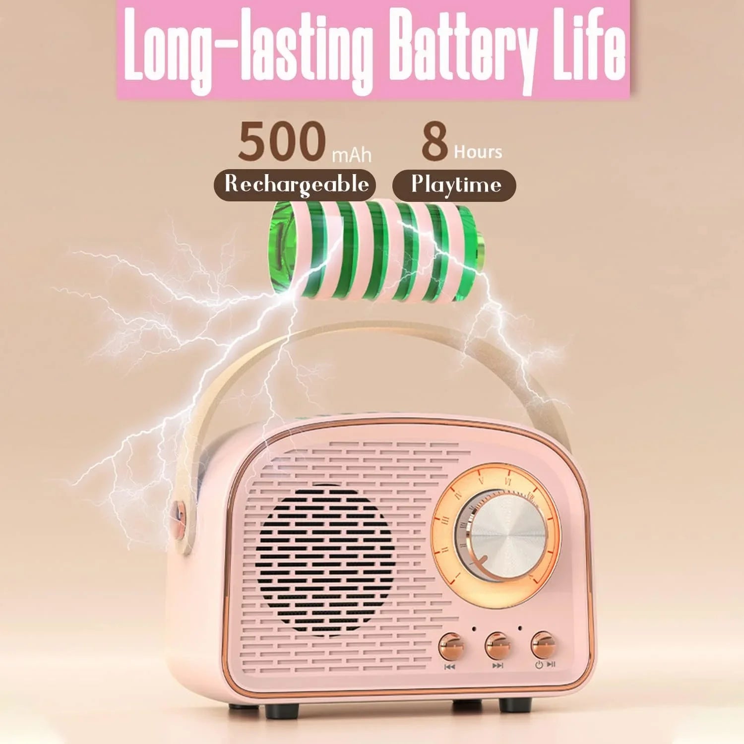 Retro Bluetooth Speaker Cute Mini Speaker Portable Wireless Speaker