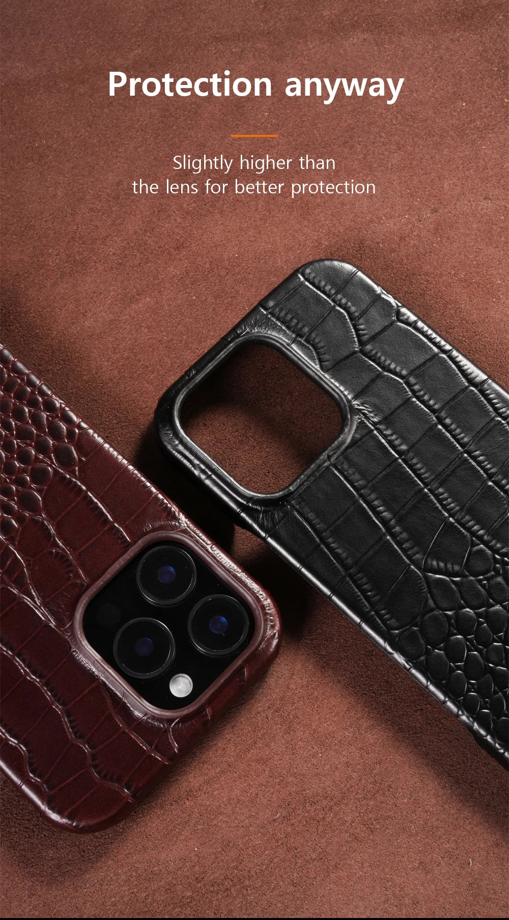 for Magsafe Case for iPhone 15 16 Pro Max Promax 16Pro 15Pro Natural Cowhide Leather  Protector Luxury Phone Back Cover