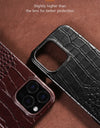 for Magsafe Case for iPhone 15 16 Pro Max Promax 16Pro 15Pro Natural Cowhide Leather Magnetic Protector Luxury Phone Back Cover