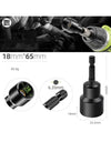 6-19mm Impact-Socket Magnetic Nut Screwdriver Deep Socket Adapter 1/4 Hex Wrench Heads Electric Drill Bit Repairing Hand Tools