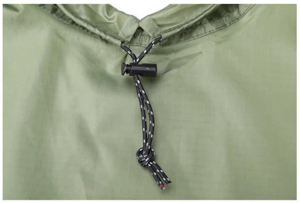 3 in 1 Military Camouflage Waterproof Rain Poncho with Hood