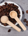 Mini Wooden Spoons Kitchen Spice Condiment Seasoning Salt Sugar Coffee Teaspoons Scoops Short Handle Wood Spoon Home Tableware