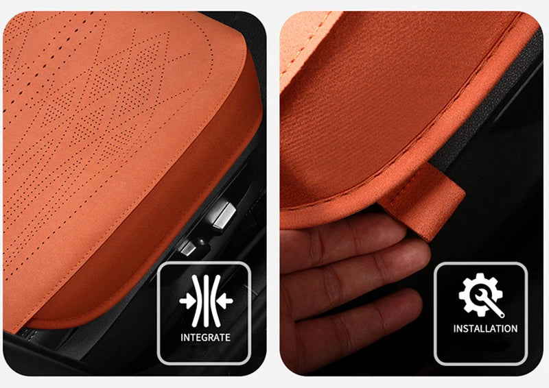 Universal Flip Fur Car Seat Cover Sweatproof Breathable Car Seat Cushion Thin Anti-slip Auto Seat Mat Pad Car Interior Accessory