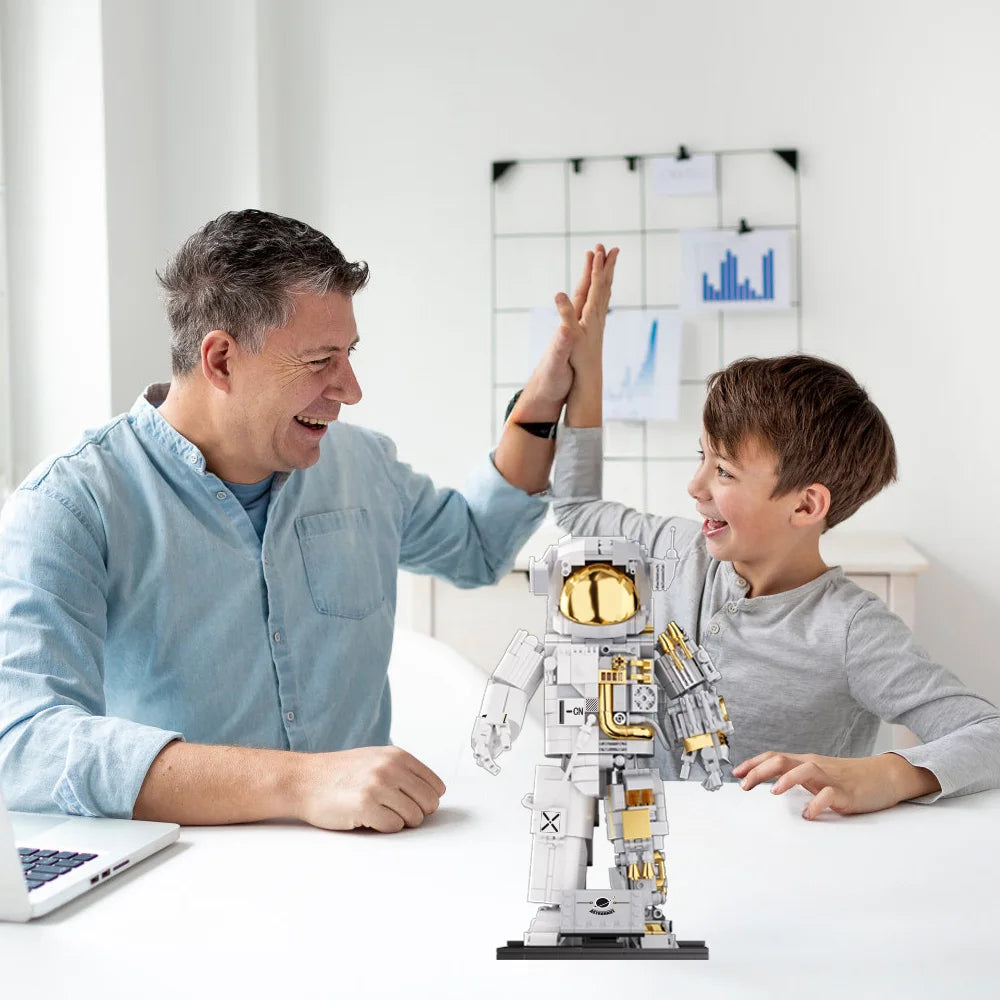 Space Astronauts Building Blocks Spaceman Exploring Robot Adventure Model Action Figure Bricks Educational Assembly Toy Gift