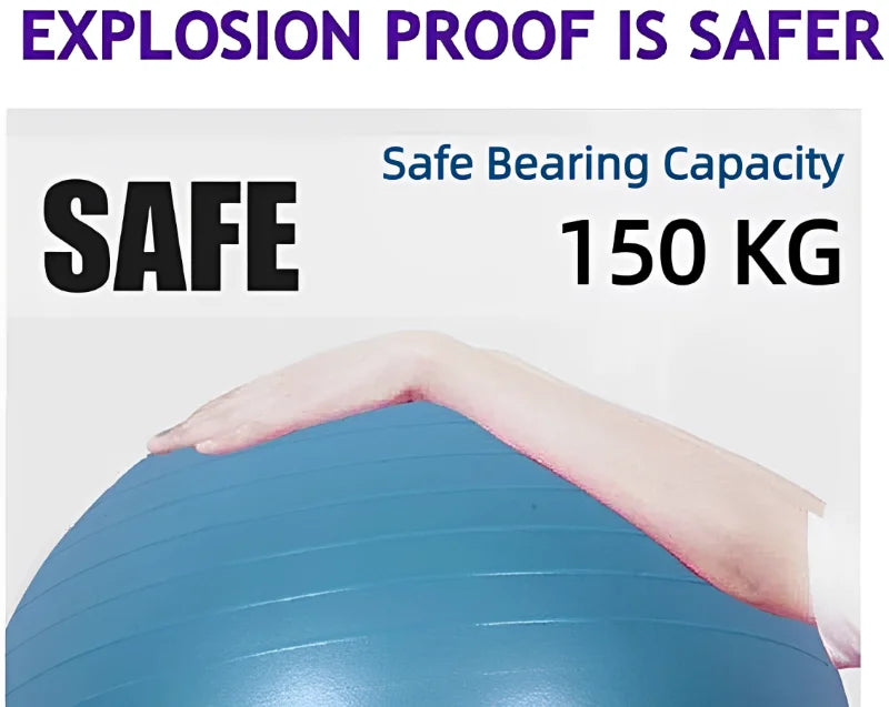 45CM-95CM Yoga Pilates Soft Big Ball Gym For Fitness Workout Exercise Balls Thickened Explosion-Proof Home Pvc Equipment