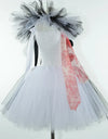 Killer Clown Costume for Girls Halloween Fancy Tutu Dress Blood Scary Art The Clown Terrifier Costume for  Carnival Clothes