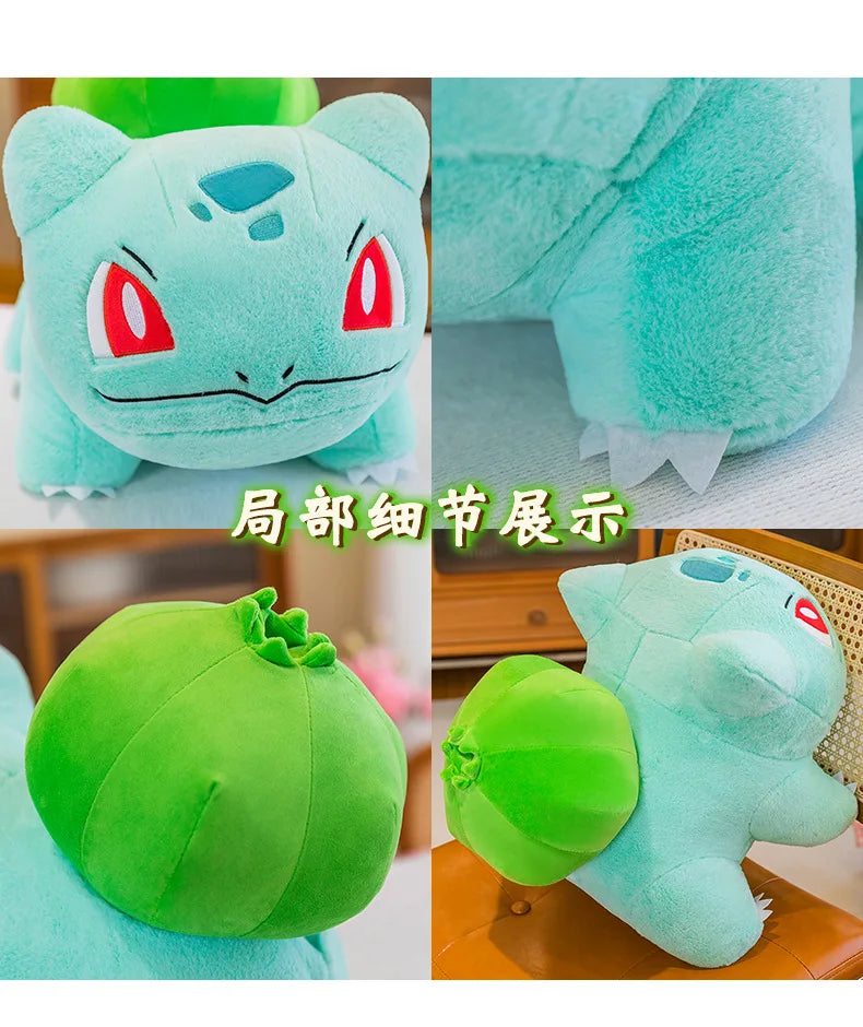Bulbasaur Plush Stuffed Animal Soft Green Pillow