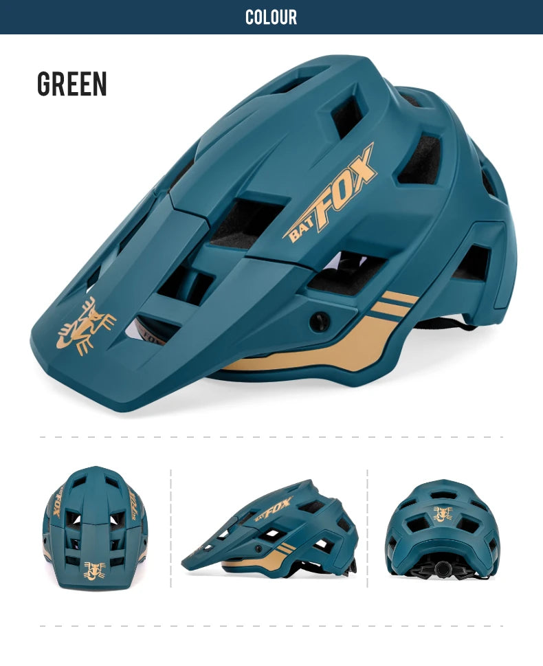 MTB Cycling Helmet With Adjustable Fit And Removable Padding