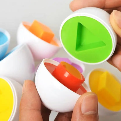 Montessori Games Baby toy Smart Egg Shape Match Puzzle For Kids  Baby Development Toy Educational Toy For Children 1 2 3 4 Year