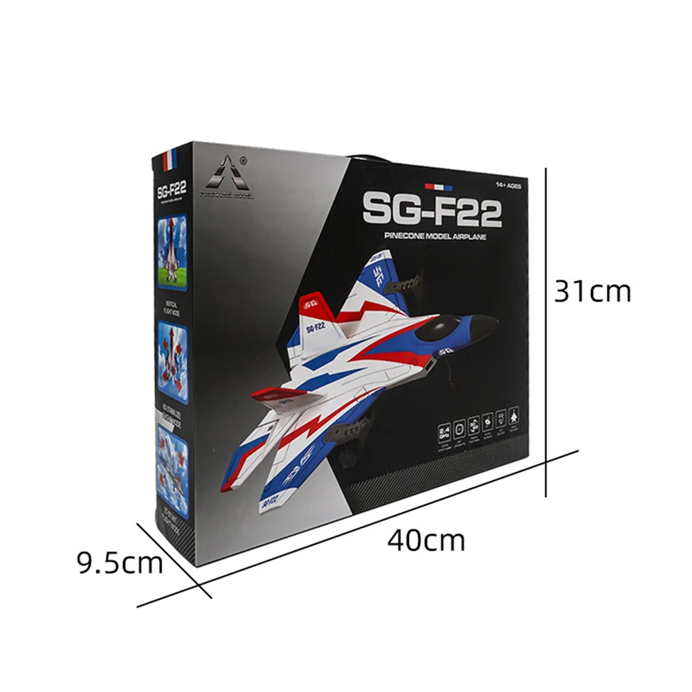 RC Plane F22 Stunts Plane 2.4G Radio Control Glider Remote Control 3D Plane Glider Airplane EPP Foam Boys Toys for