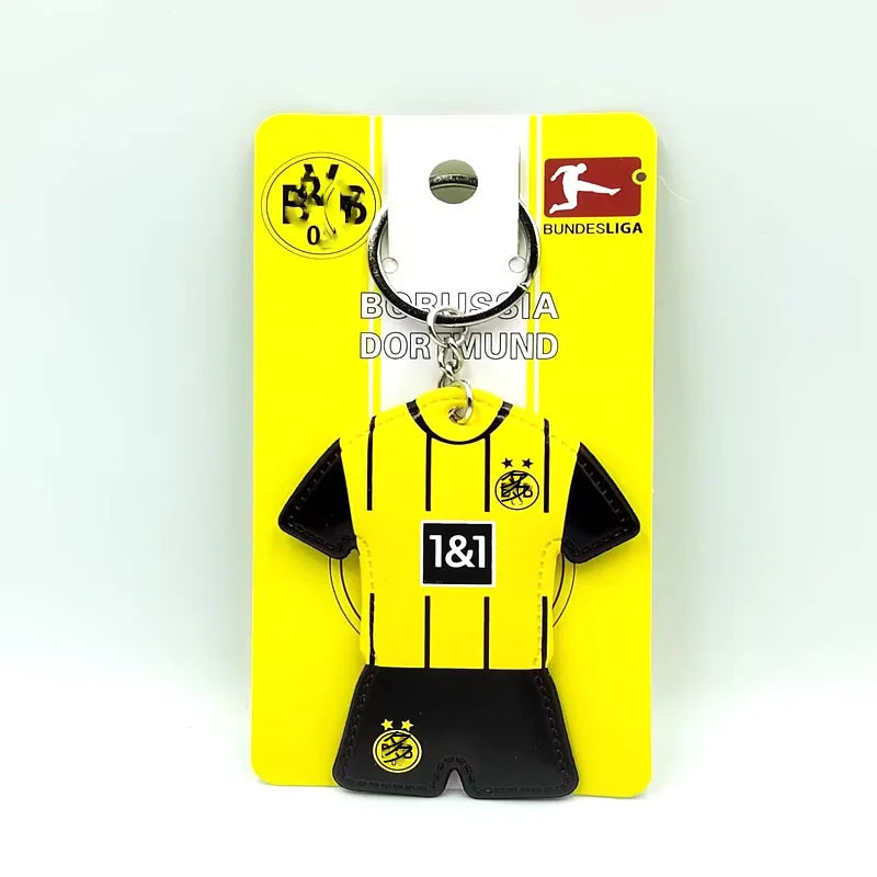 Football Jersey Keychain Soccer Team Shirt Bag Charm Sports Souvenir