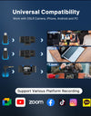 MIC-120 Wireless Lavalier Microphone with On-Board Recording for iPhone Android USB-C Devices Streaming Youtube Gaming