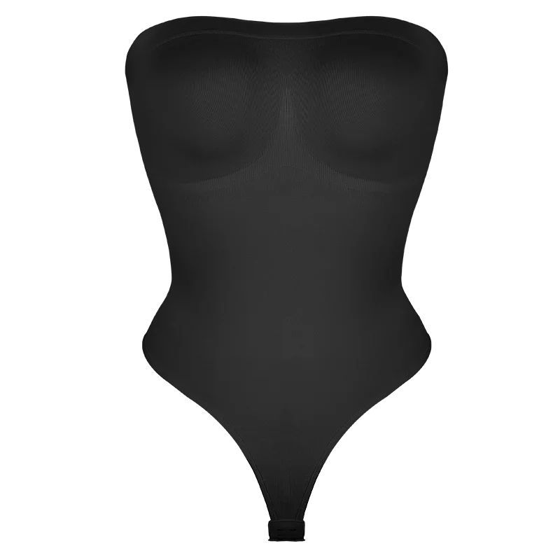 Women Tummy Control Thong Bodysuit – Slimming Compression Shapewear