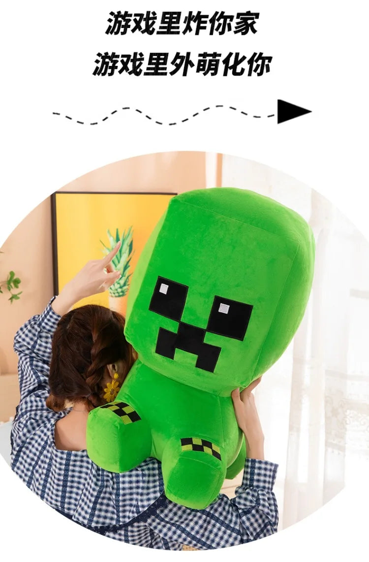 Pixel Art Character Plush Stuffed Doll Toy
